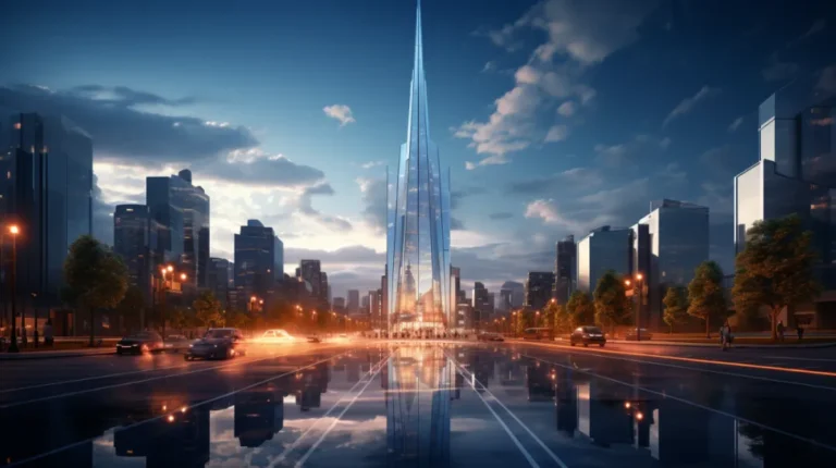 AI-generated conceptual landscape and architecture exploring early-stage design possibilities